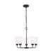 Generation Lighting Canada - Five Light Chandelier - Kerrville - Bronze- Union Lighting Luminaires Decor