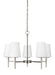 Generation Lighting Canada - Five Light Chandelier - Driscoll - Brushed Nickel- Union Lighting Luminaires Decor