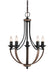 Generation Lighting Canada - Five Light Chandelier - Corbeille - Stardust- Union Lighting Luminaires Decor