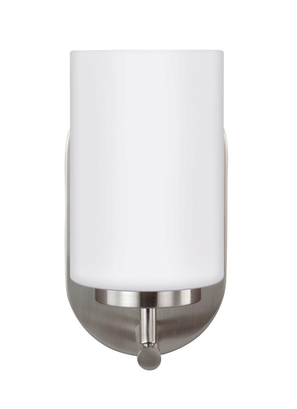 Generation Lighting Canada - One Light Wall / Bath Sconce - Oslo - Brushed Nickel- Union Lighting Luminaires Decor