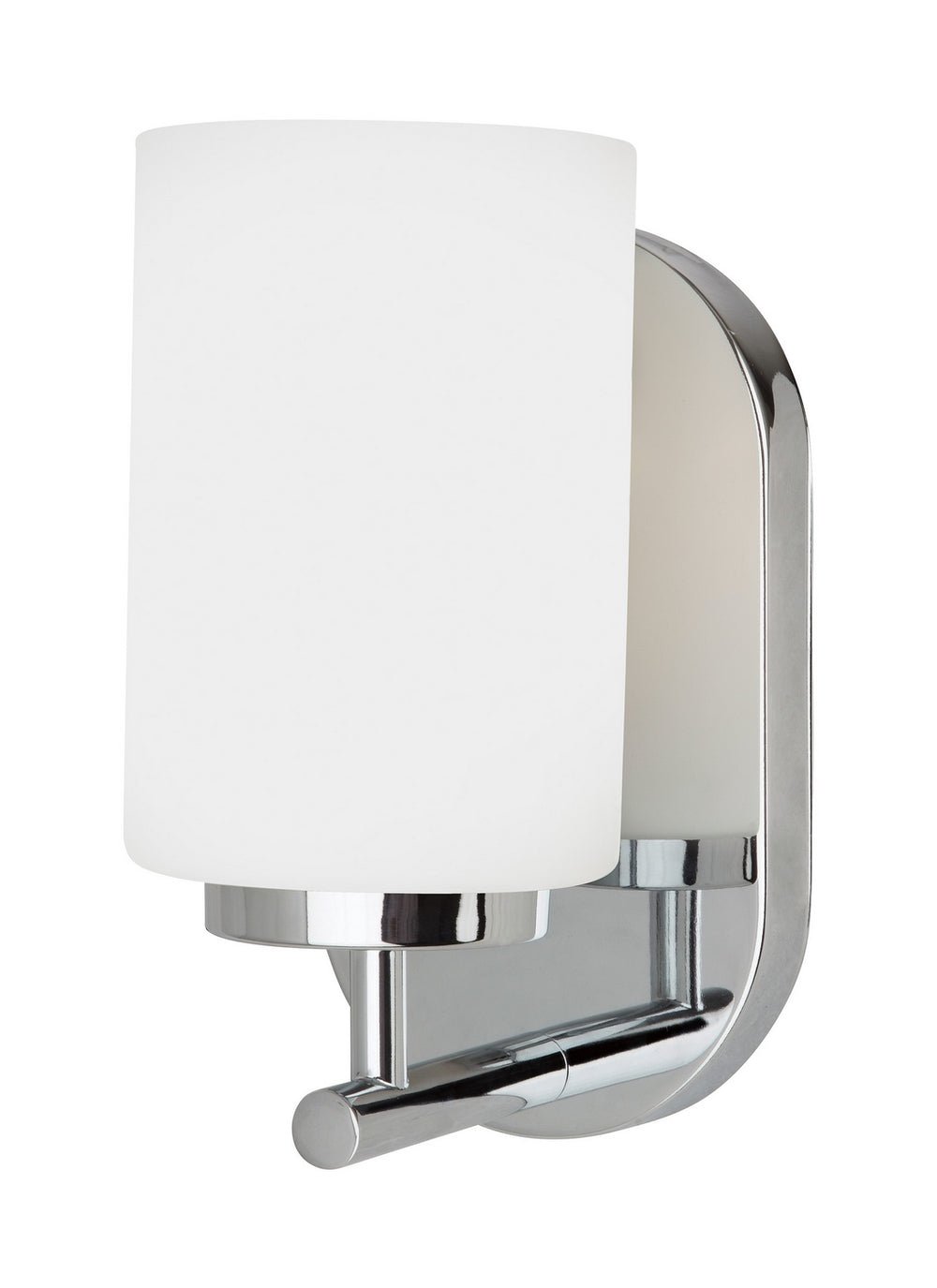 Generation Lighting Canada - One Light Wall / Bath Sconce - Oslo - Chrome- Union Lighting Luminaires Decor