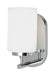 Generation Lighting Canada - One Light Wall / Bath Sconce - Oslo - Chrome- Union Lighting Luminaires Decor
