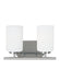 Generation Lighting Canada - Two Light Wall / Bath - Oslo - Chrome- Union Lighting Luminaires Decor