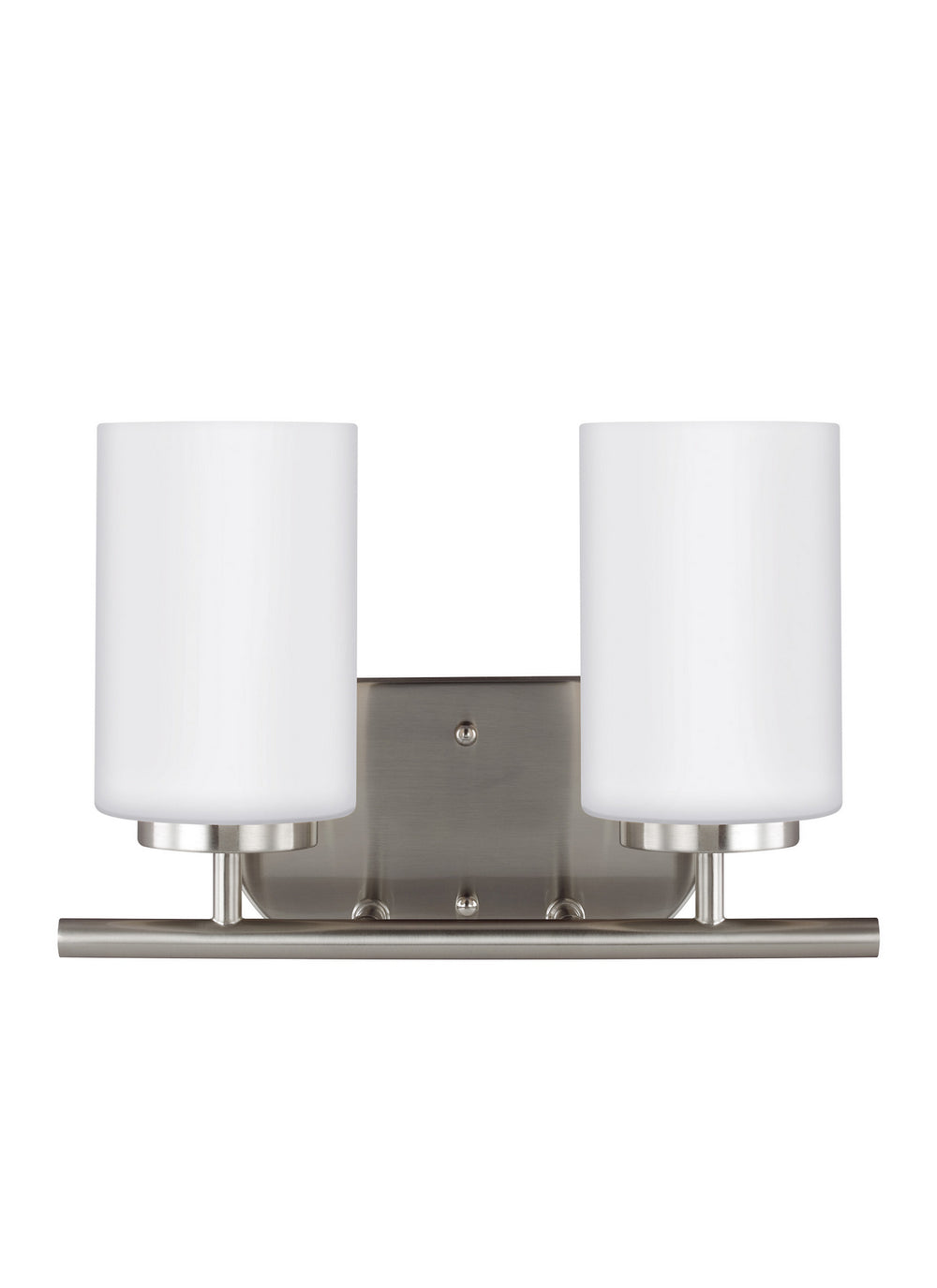 Generation Lighting Canada - Two Light Wall / Bath - Oslo - Brushed Nickel- Union Lighting Luminaires Decor