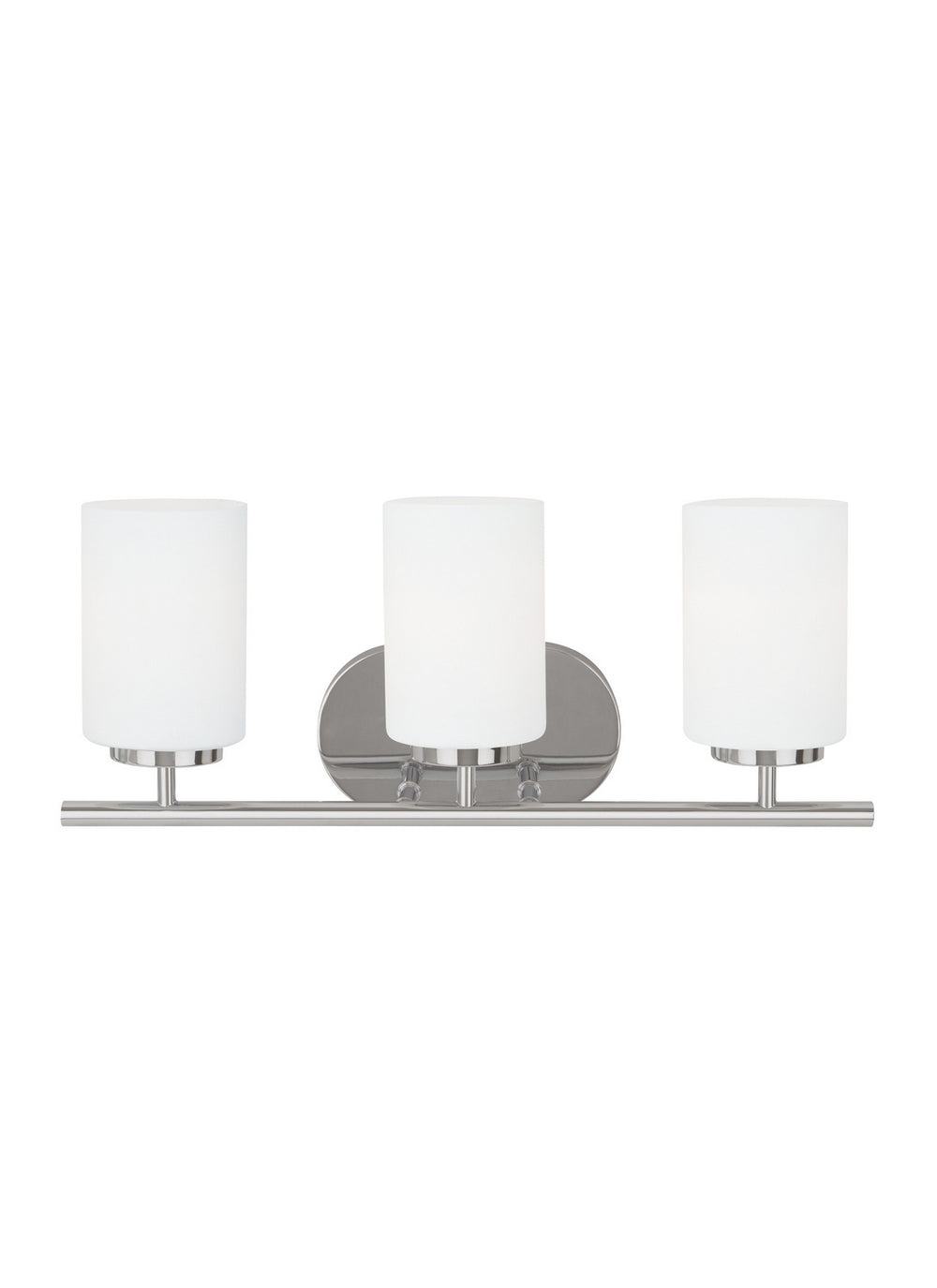 Generation Lighting Canada - Three Light Wall / Bath - Oslo - Chrome- Union Lighting Luminaires Decor