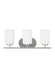 Generation Lighting Canada - Three Light Wall / Bath - Oslo - Chrome- Union Lighting Luminaires Decor