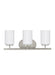 Generation Lighting Canada - Three Light Wall / Bath - Oslo - Brushed Nickel- Union Lighting Luminaires Decor