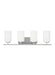 Generation Lighting Canada - Four Light Wall / Bath - Oslo - Chrome- Union Lighting Luminaires Decor