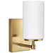 Generation Lighting Canada. - One Light Wall / Bath Sconce - Alturas - Satin Brass- Union Lighting Luminaires Decor