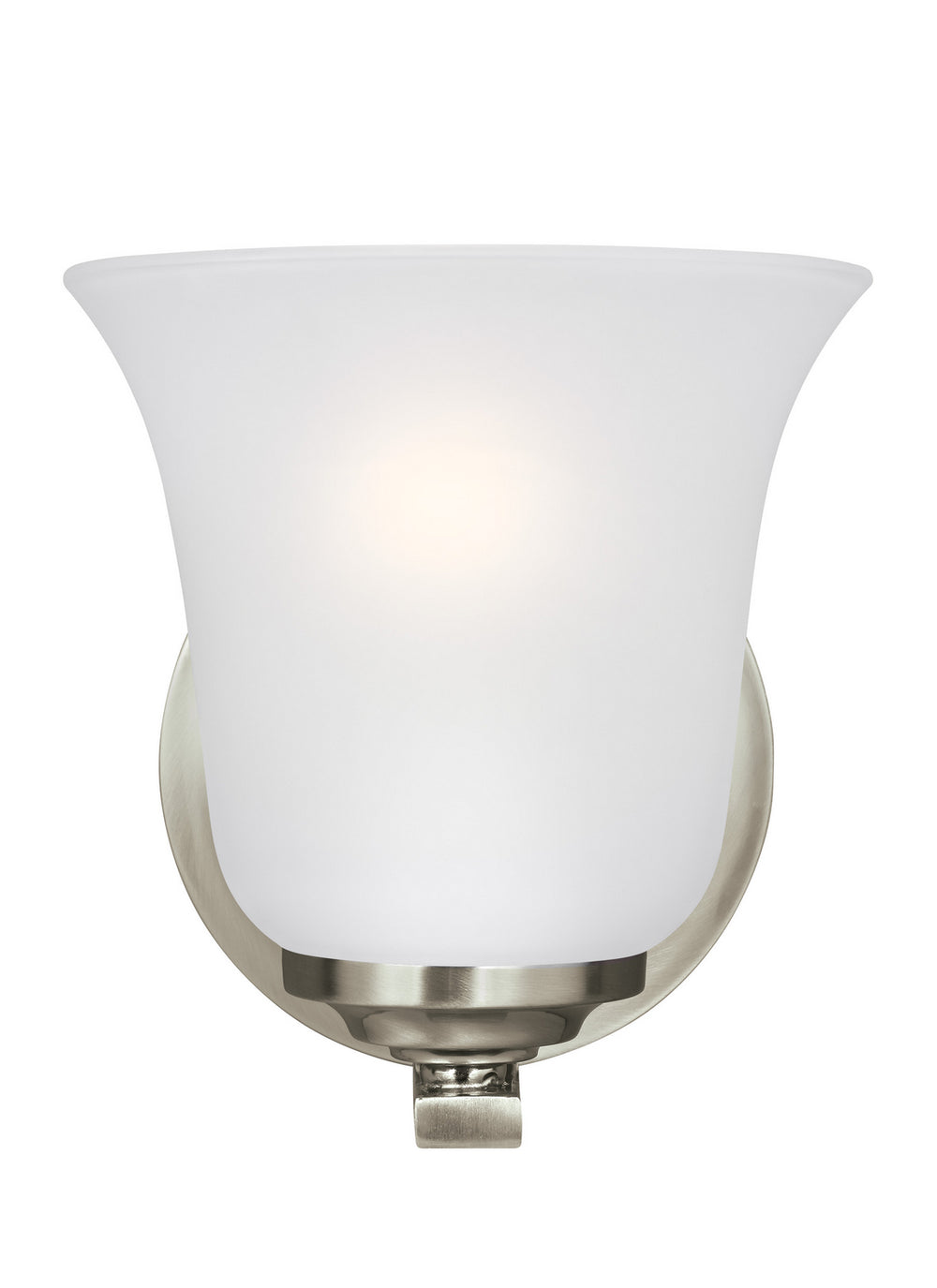 Generation Lighting Canada - One Light Wall / Bath Sconce - Emmons - Brushed Nickel- Union Lighting Luminaires Decor