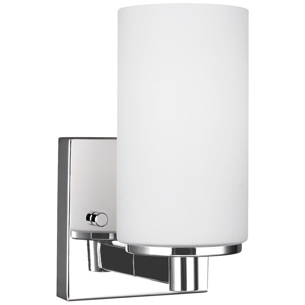 Generation Lighting Canada - One Light Wall / Bath Sconce - Hettinger - Chrome- Union Lighting Luminaires Decor