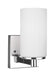 Generation Lighting Canada - One Light Wall / Bath Sconce - Hettinger - Chrome- Union Lighting Luminaires Decor
