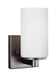 Generation Lighting Canada - One Light Wall / Bath Sconce - Hettinger - Bronze- Union Lighting Luminaires Decor