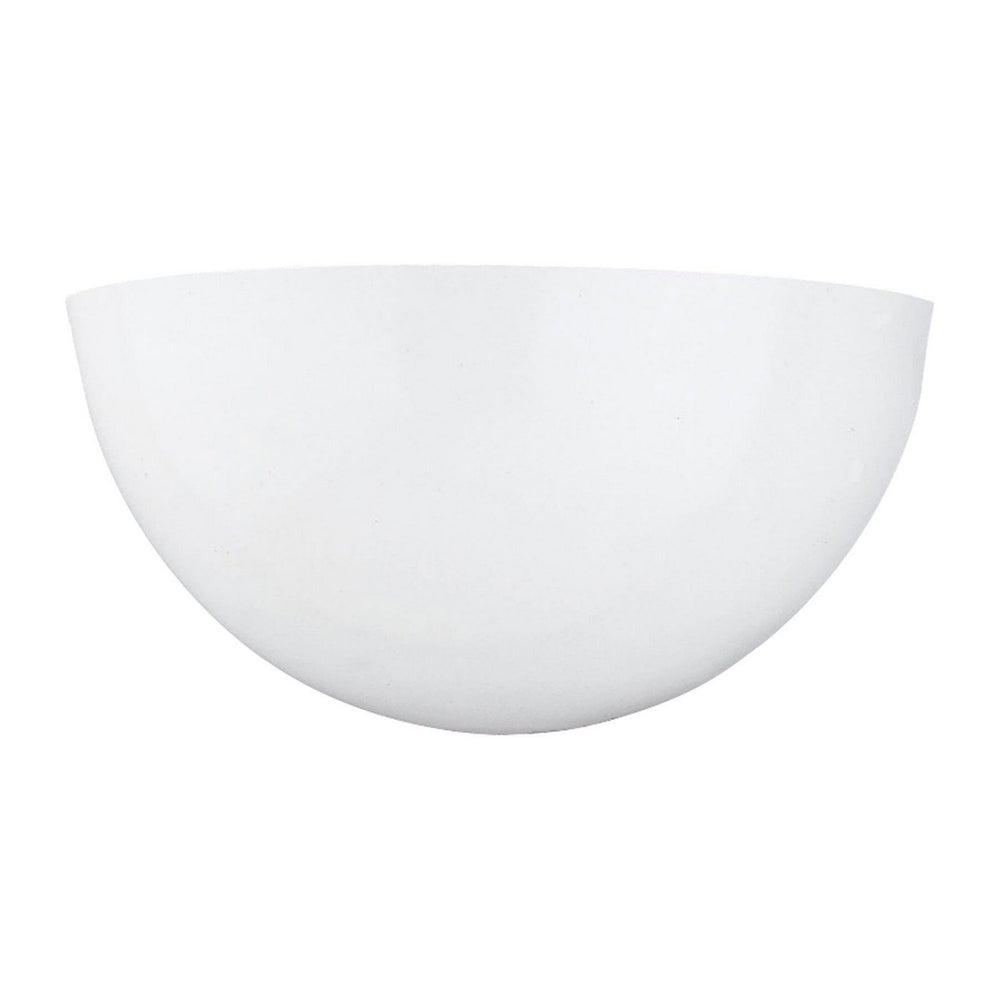 Generation Lighting Canada - One Light Wall / Bath Sconce - Neva - White- Union Lighting Luminaires Decor