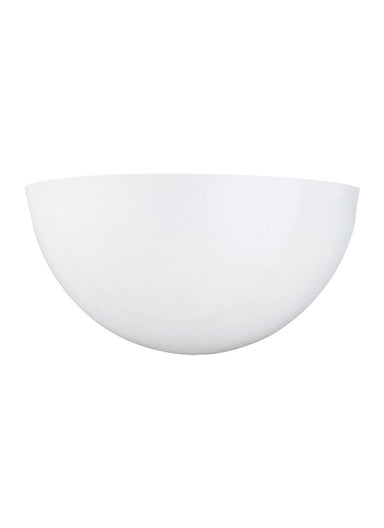Generation Lighting Canada - One Light Wall / Bath Sconce - Neva - White- Union Lighting Luminaires Decor