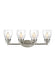 Generation Lighting Canada - Four Light Wall / Bath - Belton - Brushed Nickel- Union Lighting Luminaires Decor