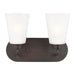Generation Lighting Canada - Two Light Wall / Bath - Kerrville - Bronze- Union Lighting Luminaires Decor