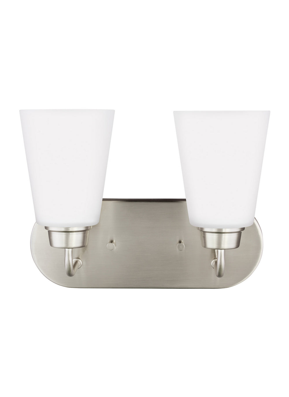 Generation Lighting Canada - Two Light Wall / Bath - Kerrville - Brushed Nickel- Union Lighting Luminaires Decor