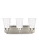 Generation Lighting Canada - Three Light Wall / Bath - Kerrville - Brushed Nickel- Union Lighting Luminaires Decor