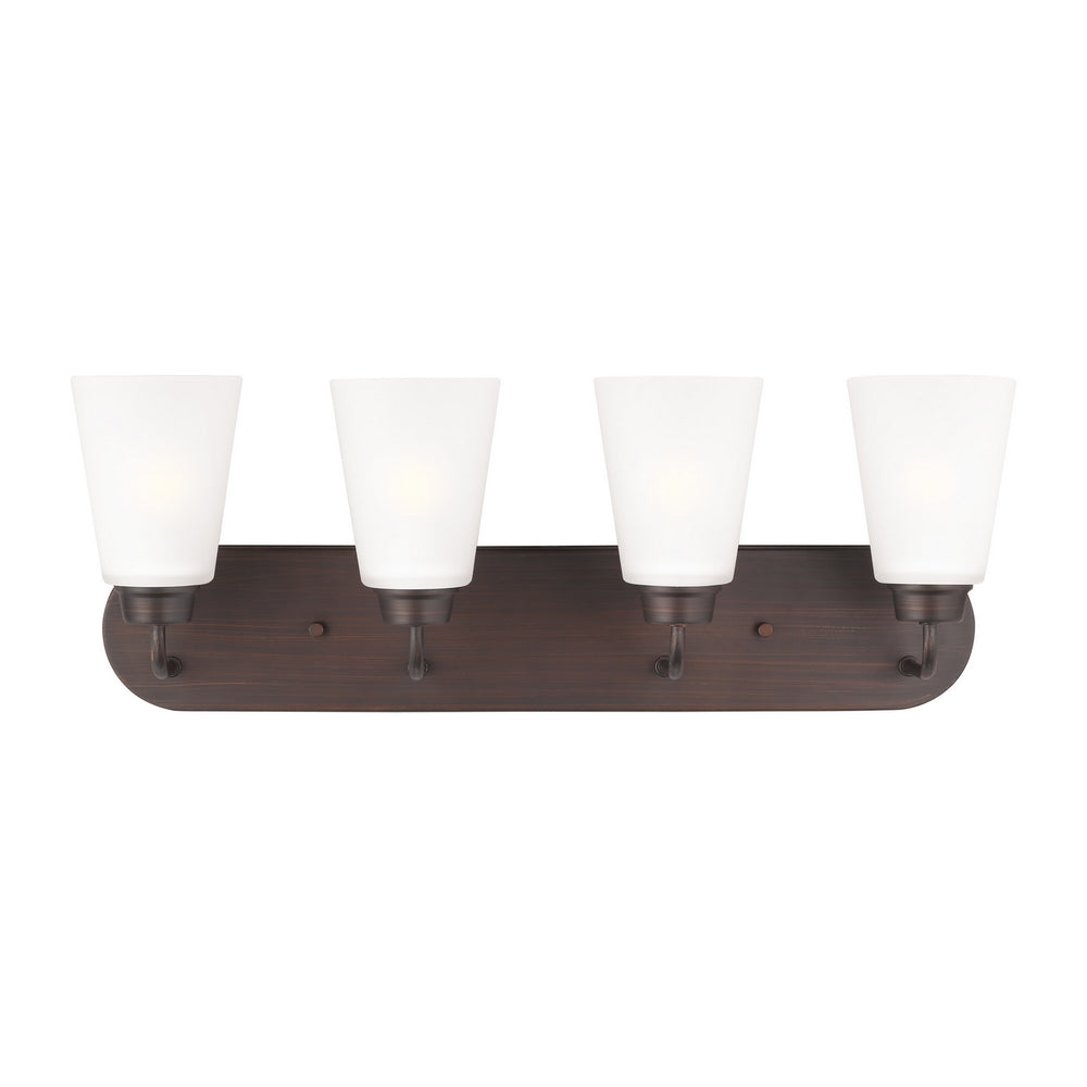 Generation Lighting Canada - Four Light Wall/ Bath - Kerrville - Bronze- Union Lighting Luminaires Decor
