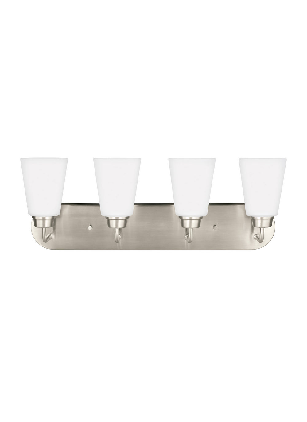Generation Lighting Canada - Four Light Wall / Bath - Kerrville - Brushed Nickel- Union Lighting Luminaires Decor