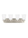 Generation Lighting Canada - Four Light Wall / Bath - Kerrville - Brushed Nickel- Union Lighting Luminaires Decor