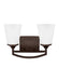 Generation Lighting Canada - Two Light Wall / Bath - Hanford - Bronze- Union Lighting Luminaires Decor