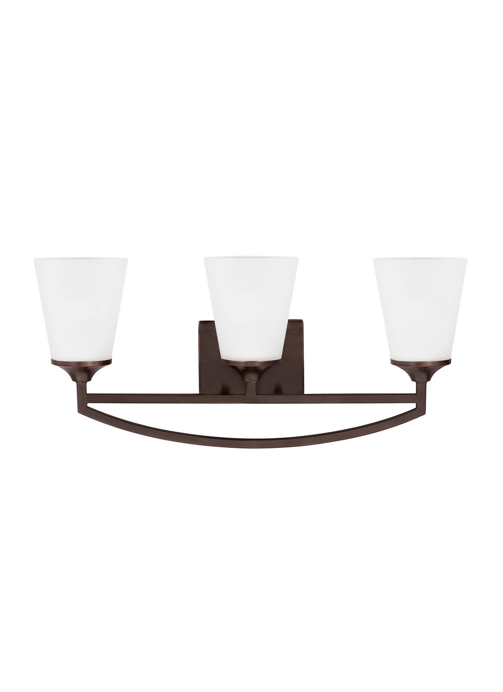 Generation Lighting Canada - Three Light Wall / Bath - Hanford - Bronze- Union Lighting Luminaires Decor