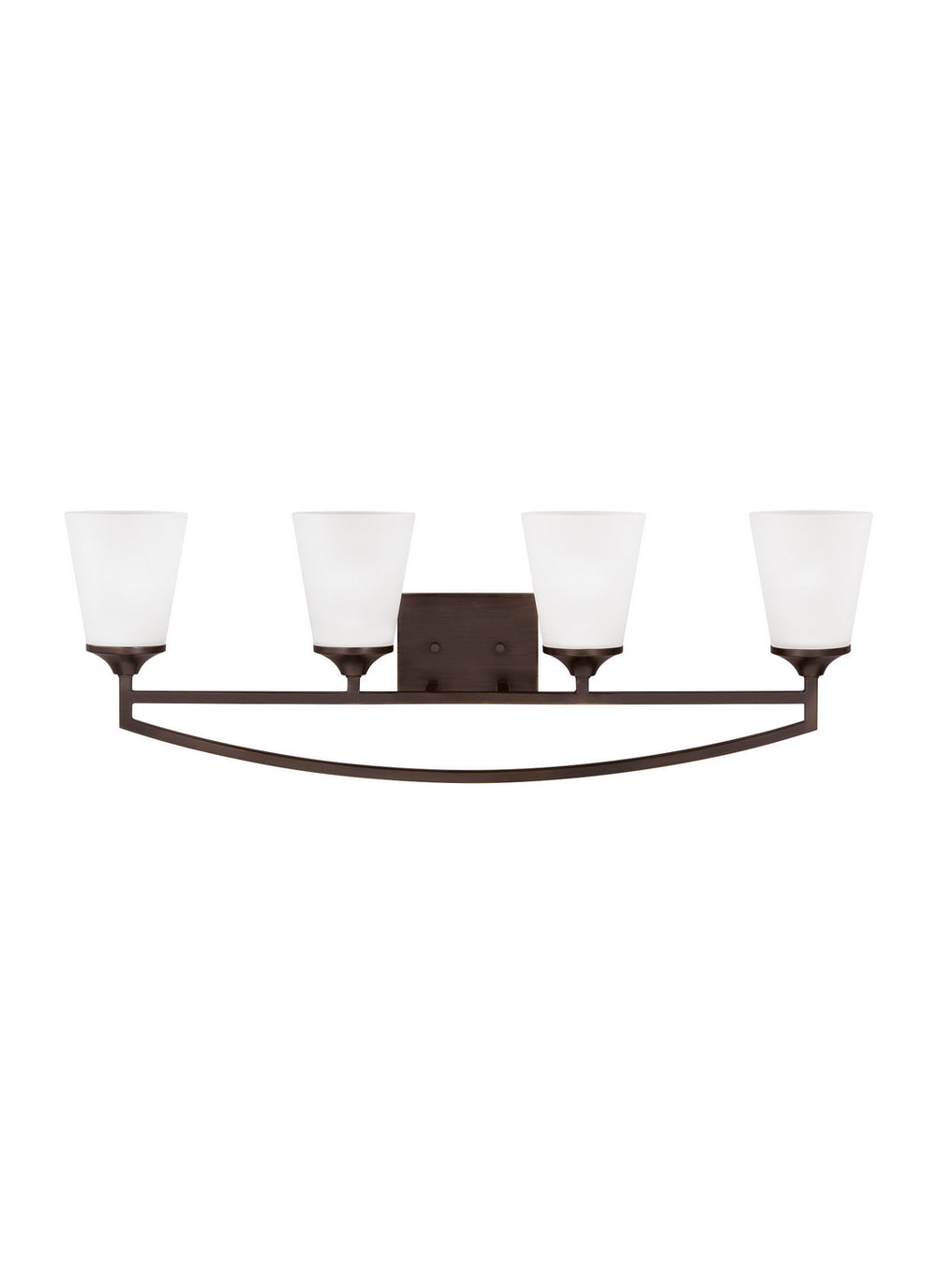 Generation Lighting Canada - Four Light Wall / Bath - Hanford - Bronze- Union Lighting Luminaires Decor
