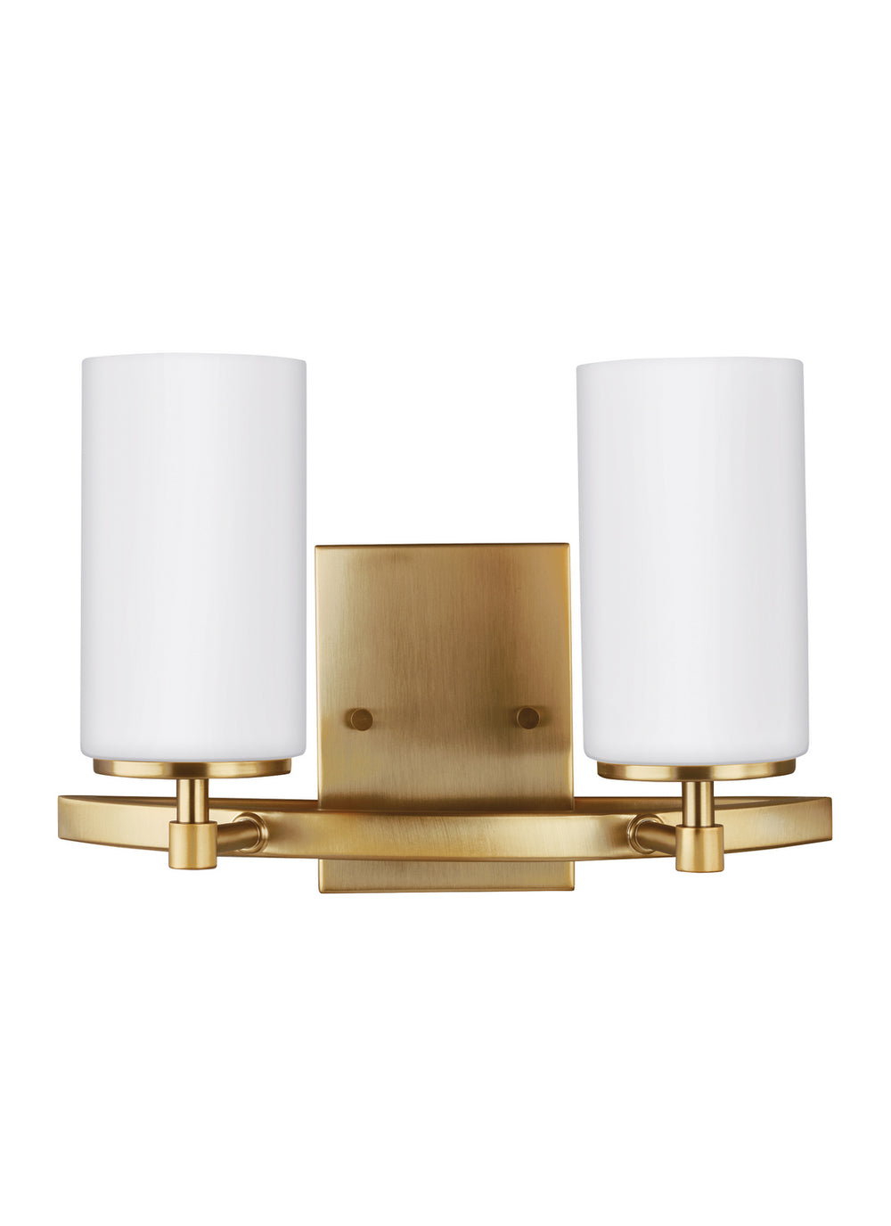 Generation Lighting Canada - Two Light Wall / Bath - Alturas - Satin Brass- Union Lighting Luminaires Decor