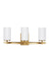 Generation Lighting Canada - Three Light Wall / Bath - Alturas - Satin Brass- Union Lighting Luminaires Decor