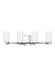 Generation Lighting Canada - Four Light Wall / Bath - Alturas - Chrome- Union Lighting Luminaires Decor