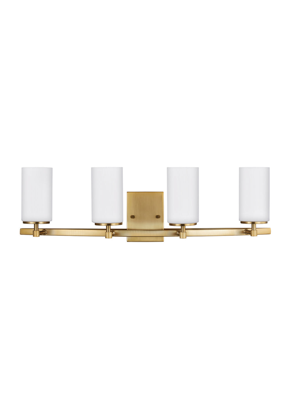 Generation Lighting Canada - Four Light Wall / Bath - Alturas - Satin Brass- Union Lighting Luminaires Decor