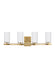 Generation Lighting Canada - Four Light Wall / Bath - Alturas - Satin Brass- Union Lighting Luminaires Decor