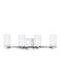 Generation Lighting Canada - Four Light Wall / Bath - Alturas - Chrome- Union Lighting Luminaires Decor