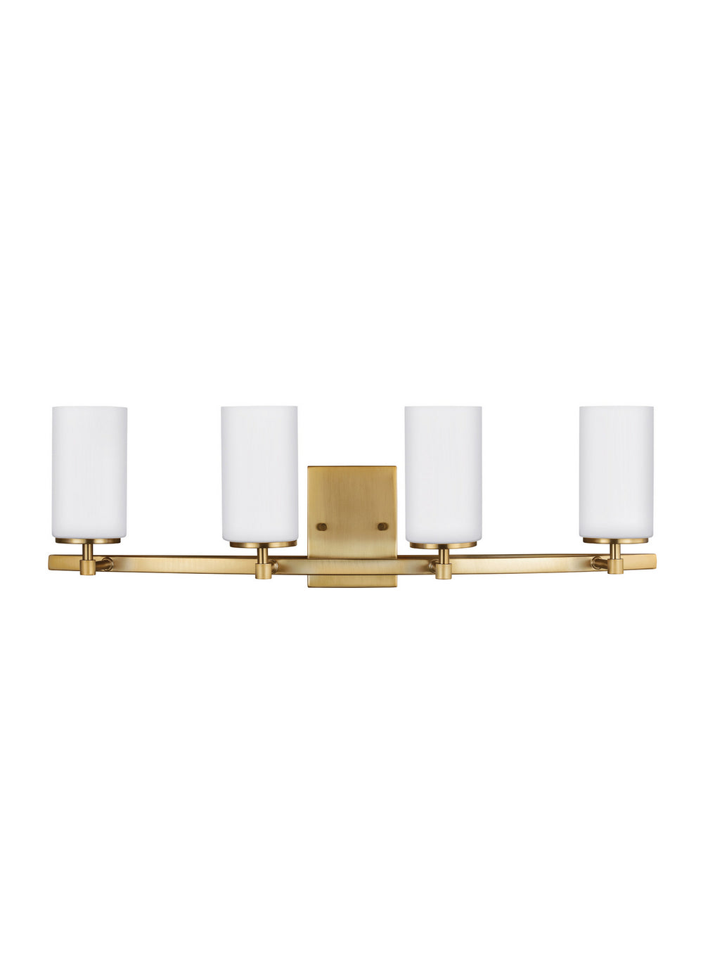 Generation Lighting Canada - Four Light Wall / Bath - Alturas - Satin Brass- Union Lighting Luminaires Decor