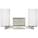 Generation Lighting Canada - Two Light Wall / Bath - Hettinger - Brushed Nickel- Union Lighting Luminaires Decor