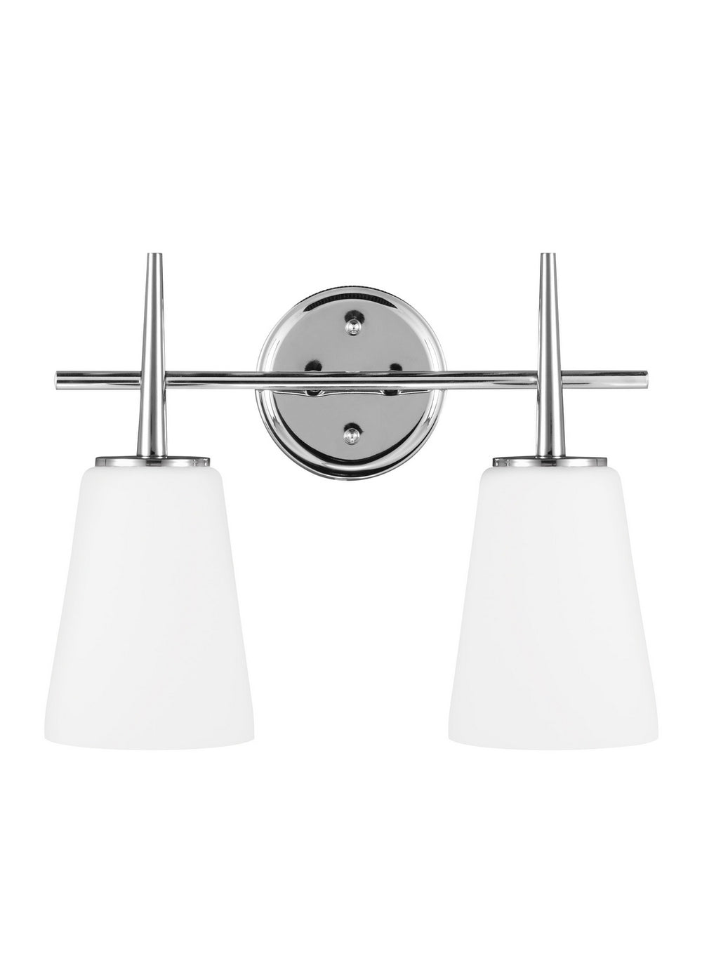 Generation Lighting Canada - Two Light Wall / Bath - Driscoll - Chrome- Union Lighting Luminaires Decor