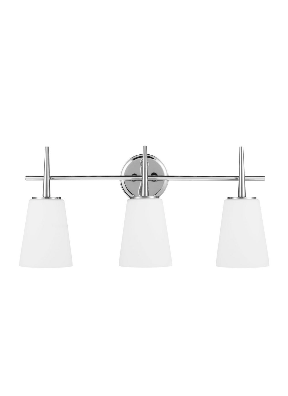 Generation Lighting Canada - Three Light Wall / Bath - Driscoll - Chrome- Union Lighting Luminaires Decor