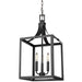 Generation Lighting Canada - Three Light Hall / Foyer Pendant - Labette - Black- Union Lighting Luminaires Decor