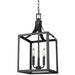 Generation Lighting Canada - Three Light Hall / Foyer - Labette - Black- Union Lighting Luminaires Decor