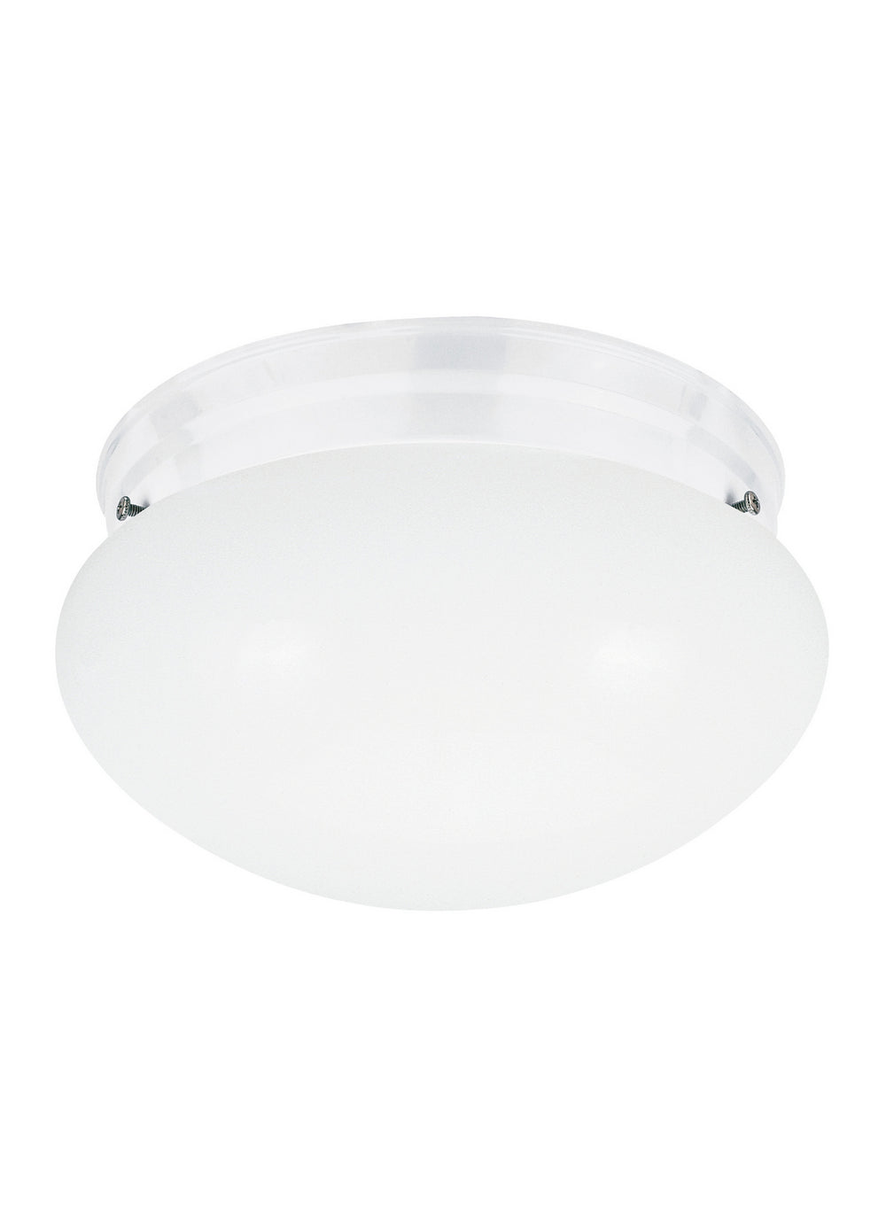 Generation Lighting Canada - One Light Flush Mount - Webster - White- Union Lighting Luminaires Decor