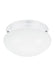 Generation Lighting Canada - One Light Flush Mount - Webster - White- Union Lighting Luminaires Decor