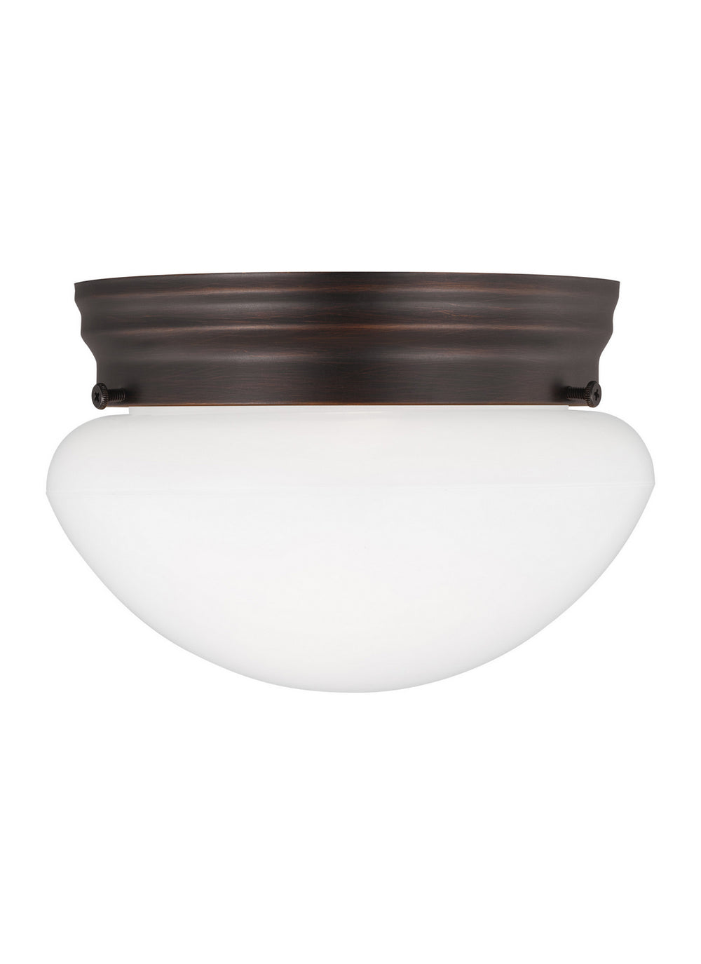 Generation Lighting Canada - One Light Flush Mount - Webster - Bronze- Union Lighting Luminaires Decor
