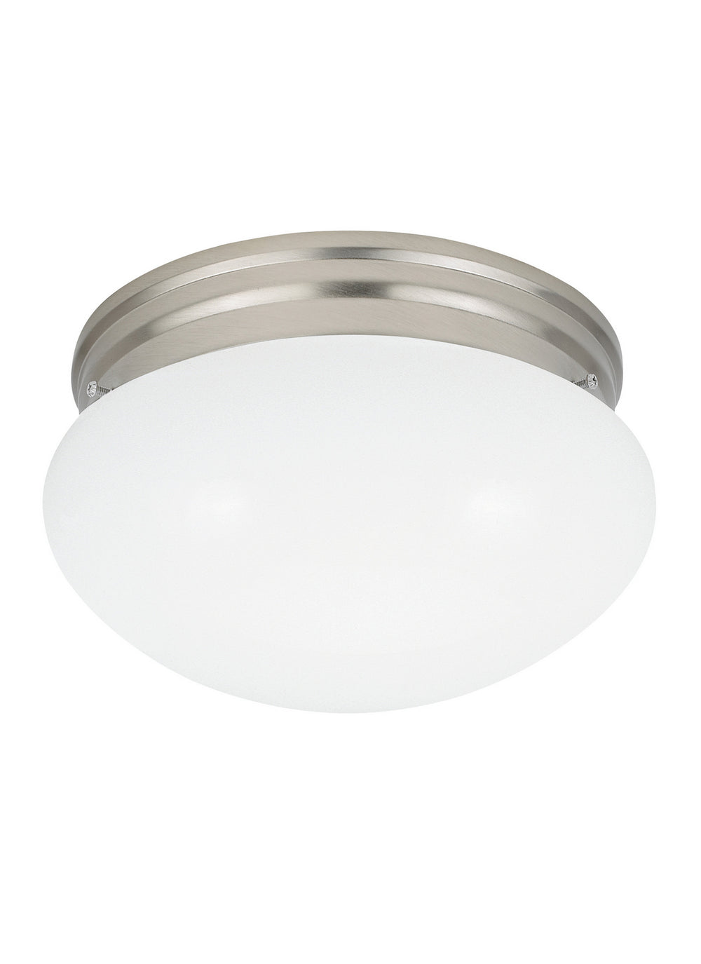 Generation Lighting Canada - Two Light Flush Mount - Webster - Brushed Nickel- Union Lighting Luminaires Decor