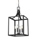 Generation Lighting Canada - Four Light Hall / Foyer - Labette - Black- Union Lighting Luminaires Decor