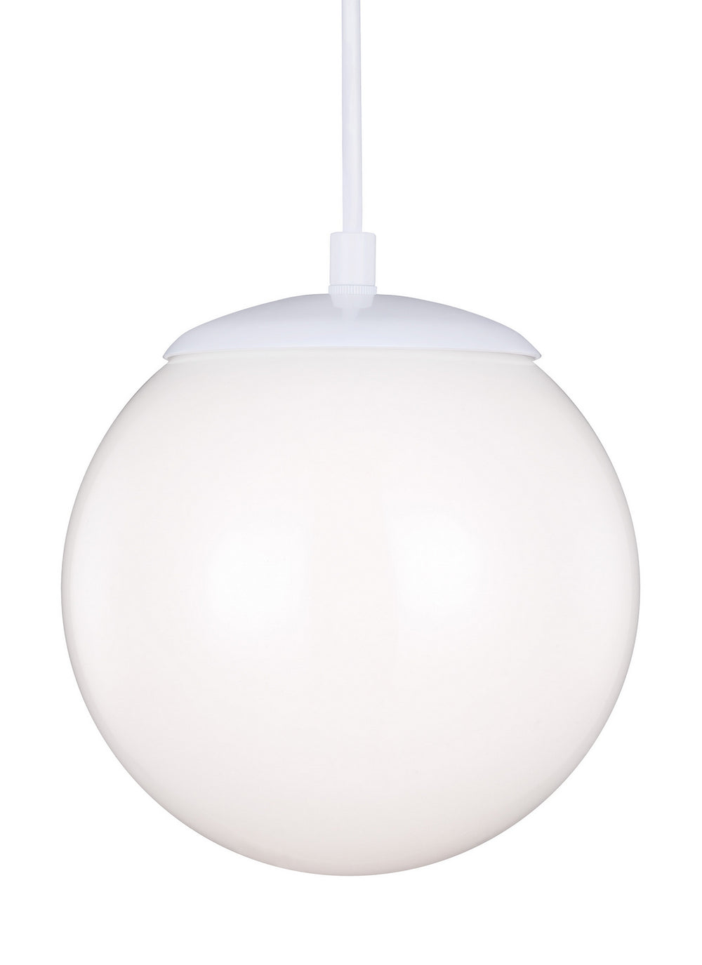 Visual Comfort Studio Canada - One Light Pendant - Leo - Hanging Globe - White- Union Lighting Luminaires Decor
