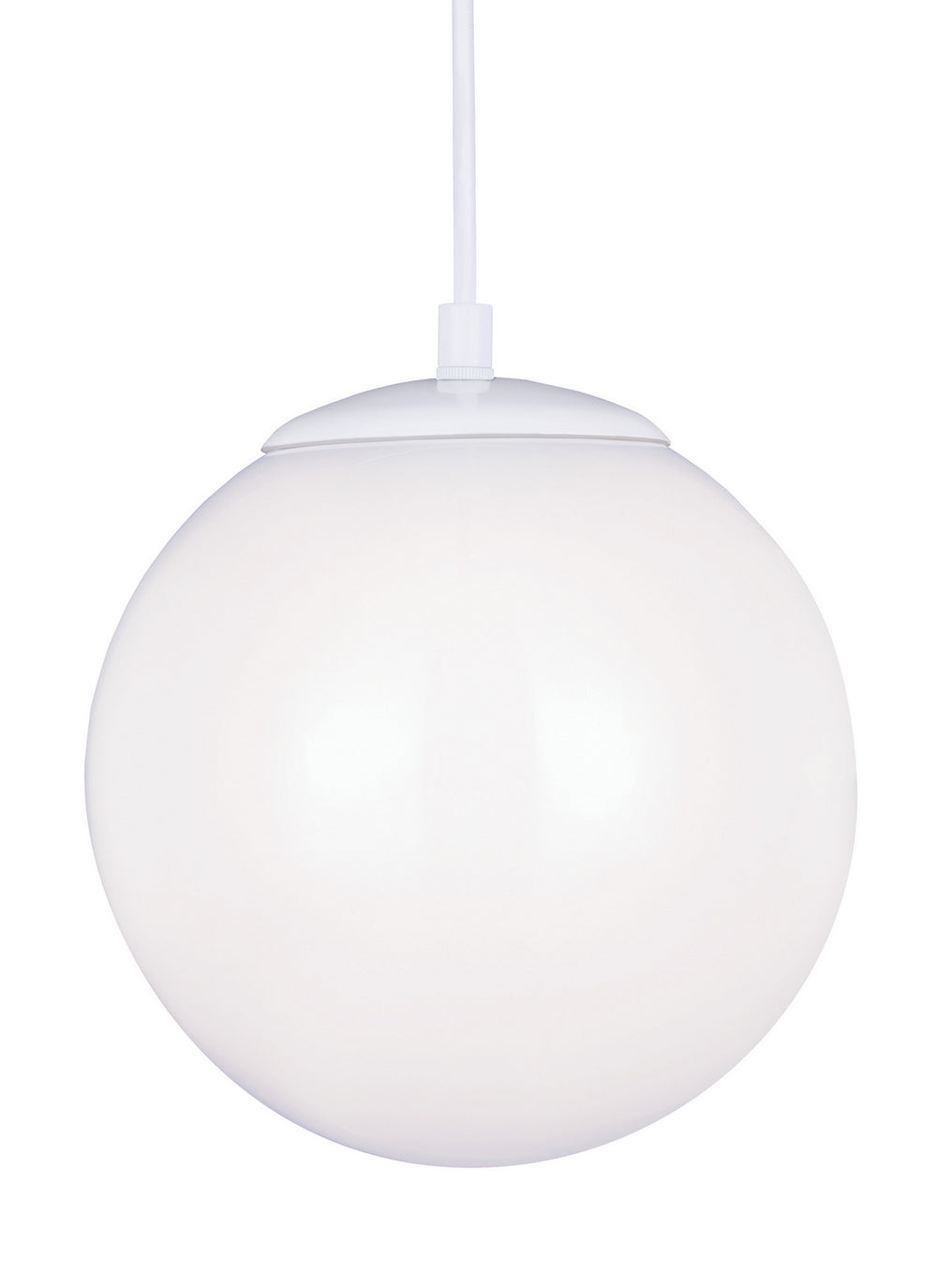 Visual Comfort Studio Canada - One Light Pendant - Leo - Hanging Globe - White- Union Lighting Luminaires Decor