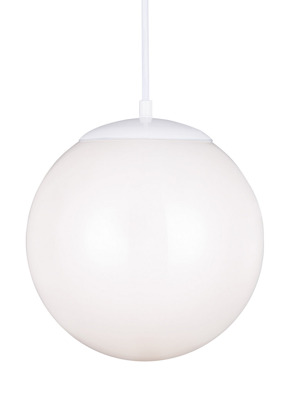 Visual Comfort Studio Canada - One Light Pendant - Leo - Hanging Globe - White- Union Lighting Luminaires Decor