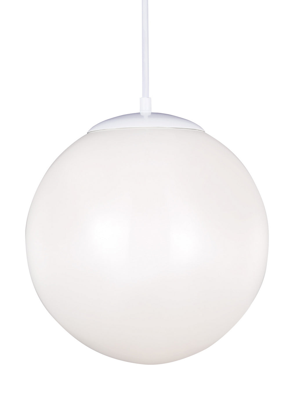 Visual Comfort Studio Canada - One Light Pendant - Leo - Hanging Globe - White- Union Lighting Luminaires Decor